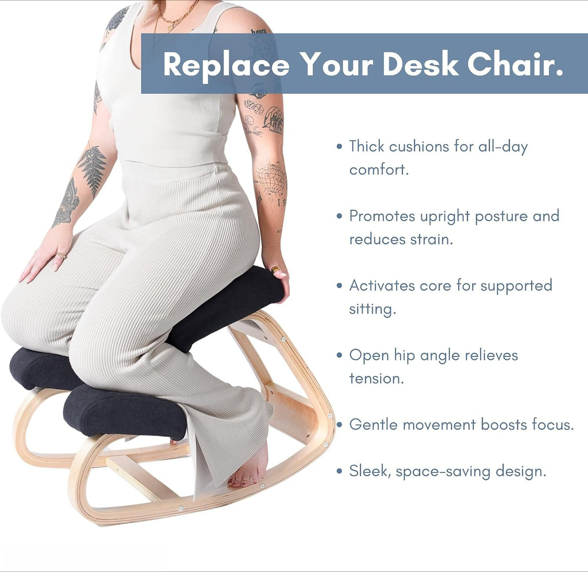 Ergonomic Kneeling Chair for Home Office Desk