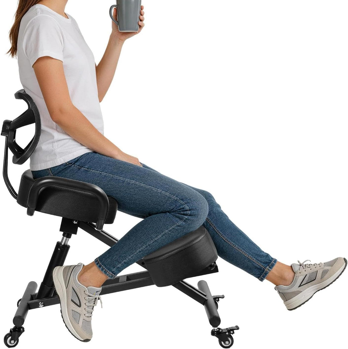 Ergonomic Kneeling Chair With Lumbar Support