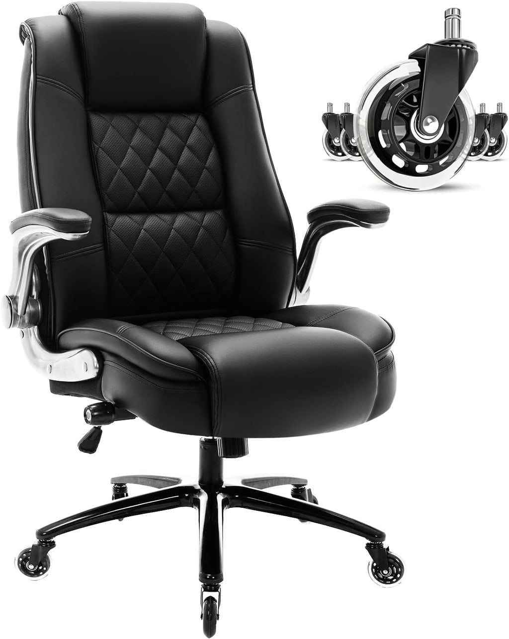 High‑Back Ergonomic Executive Office Desk Chair