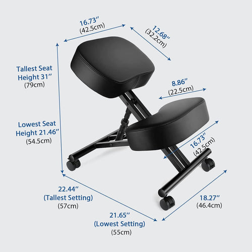 Adjustable Ergonomic Kneeling Chair for Office Home