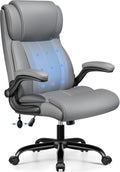 High‑Back PU Leather Ergonomic Office Chair