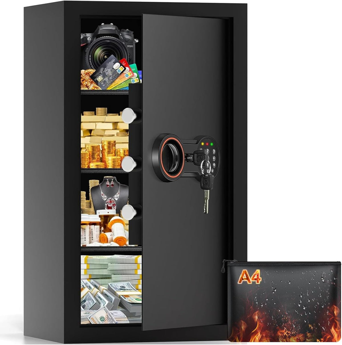 Large Heavy‑Duty Safe Box for Home Use