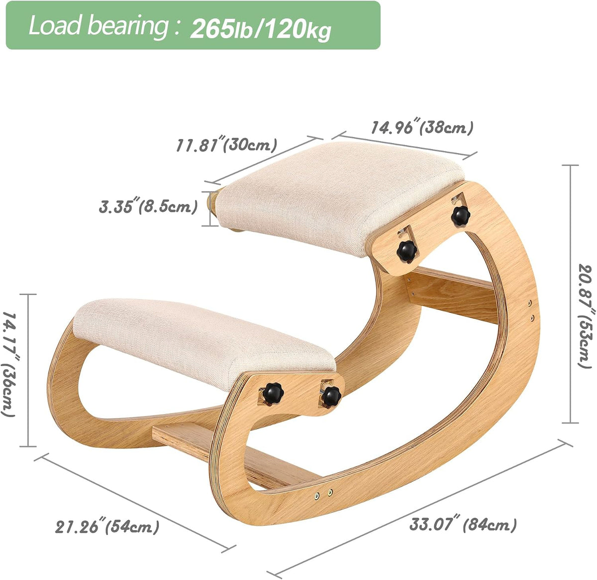 Adjustable Ergonomic Kneeling Office Chair