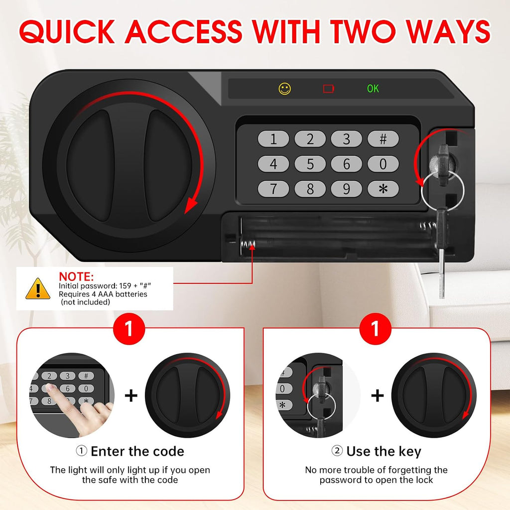 Fireproof Waterproof Digital Home Security Safe