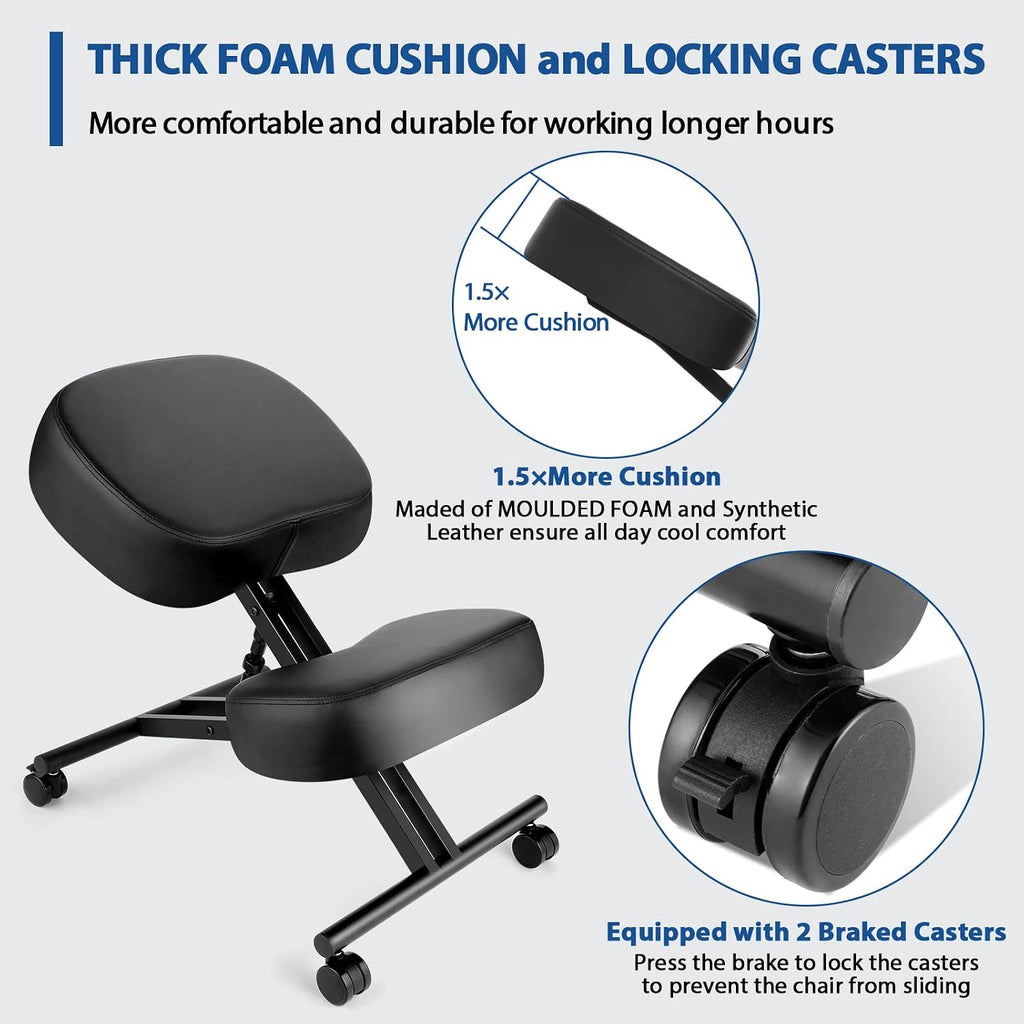 Adjustable Ergonomic Kneeling Chair for Office Home