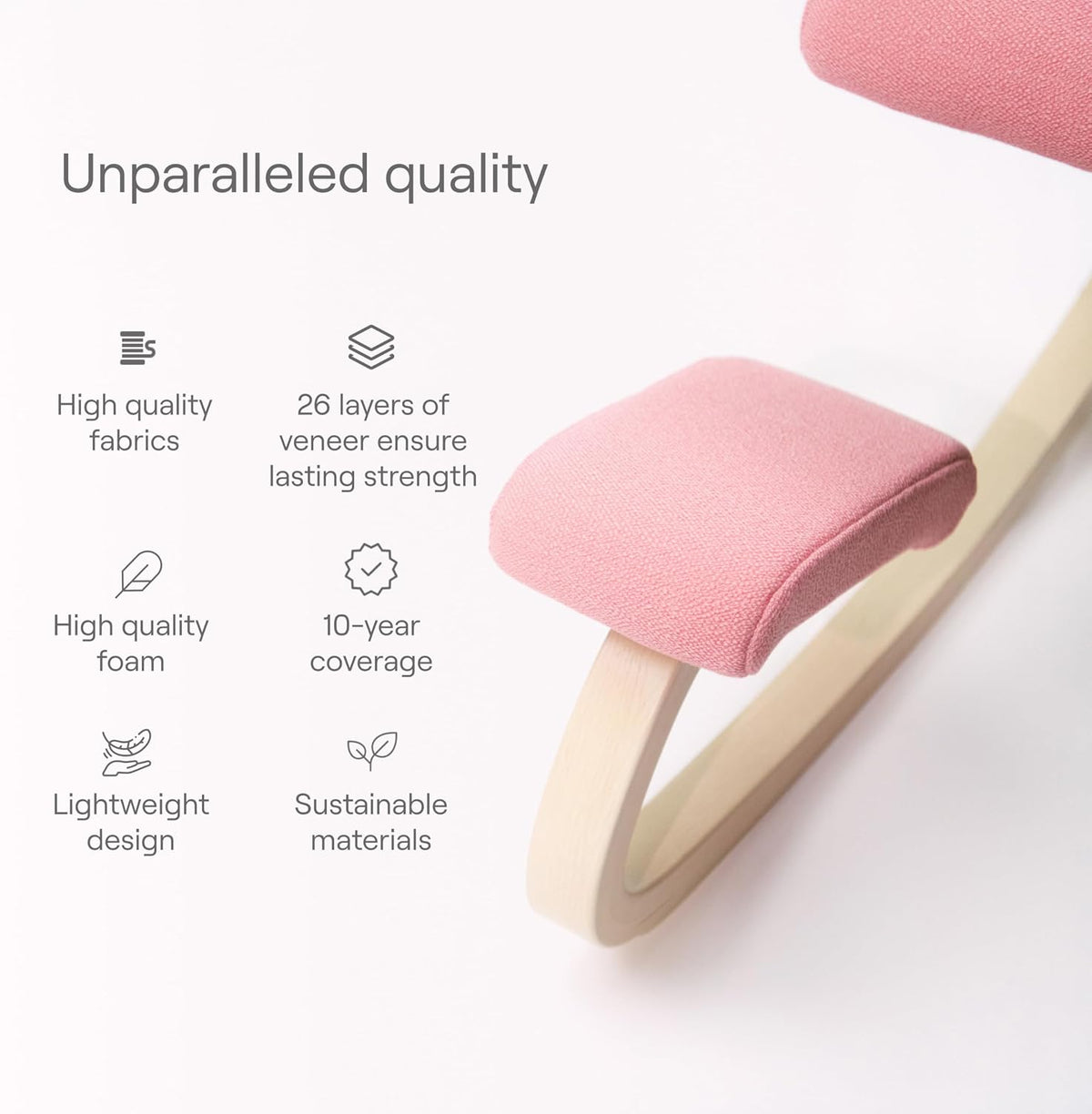 Rocking Ergonomic Kneeling Chair for Home Office