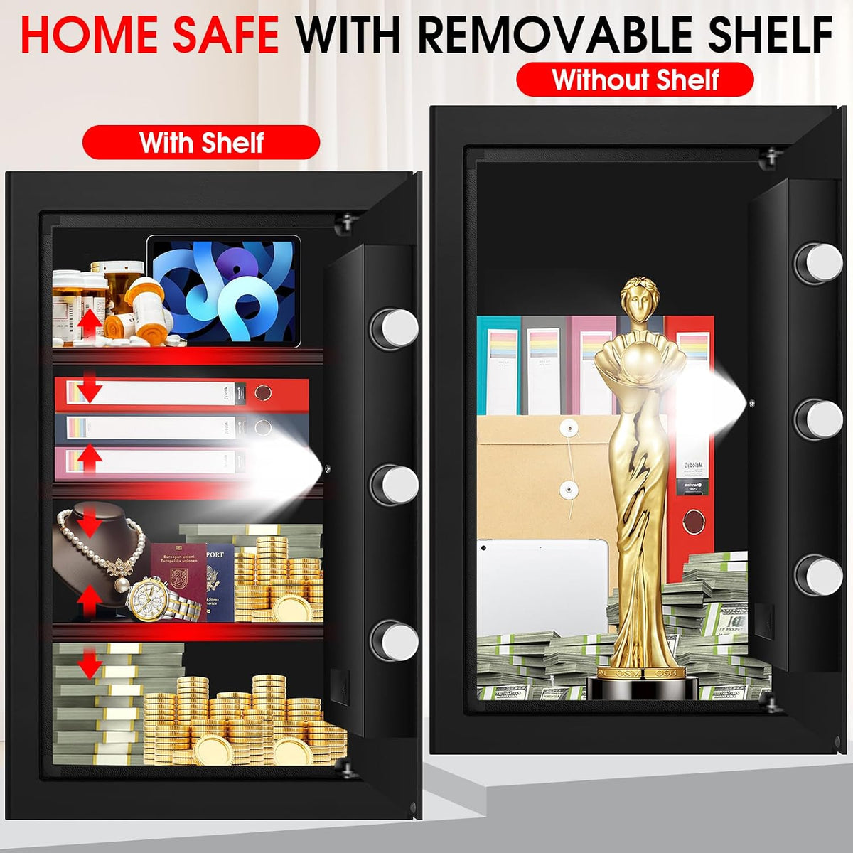 Fireproof Waterproof Digital Home Safe Box
