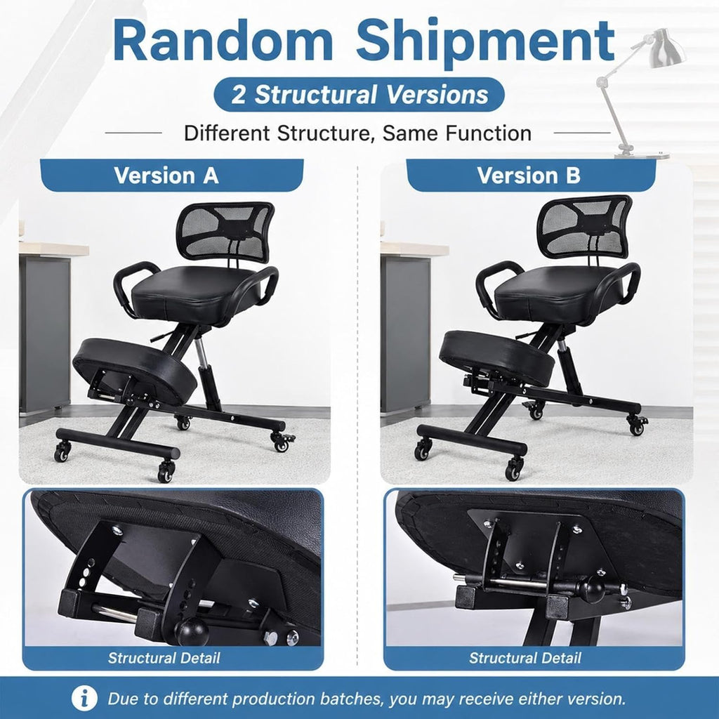 Ergonomic Kneeling Chair With Lumbar Support