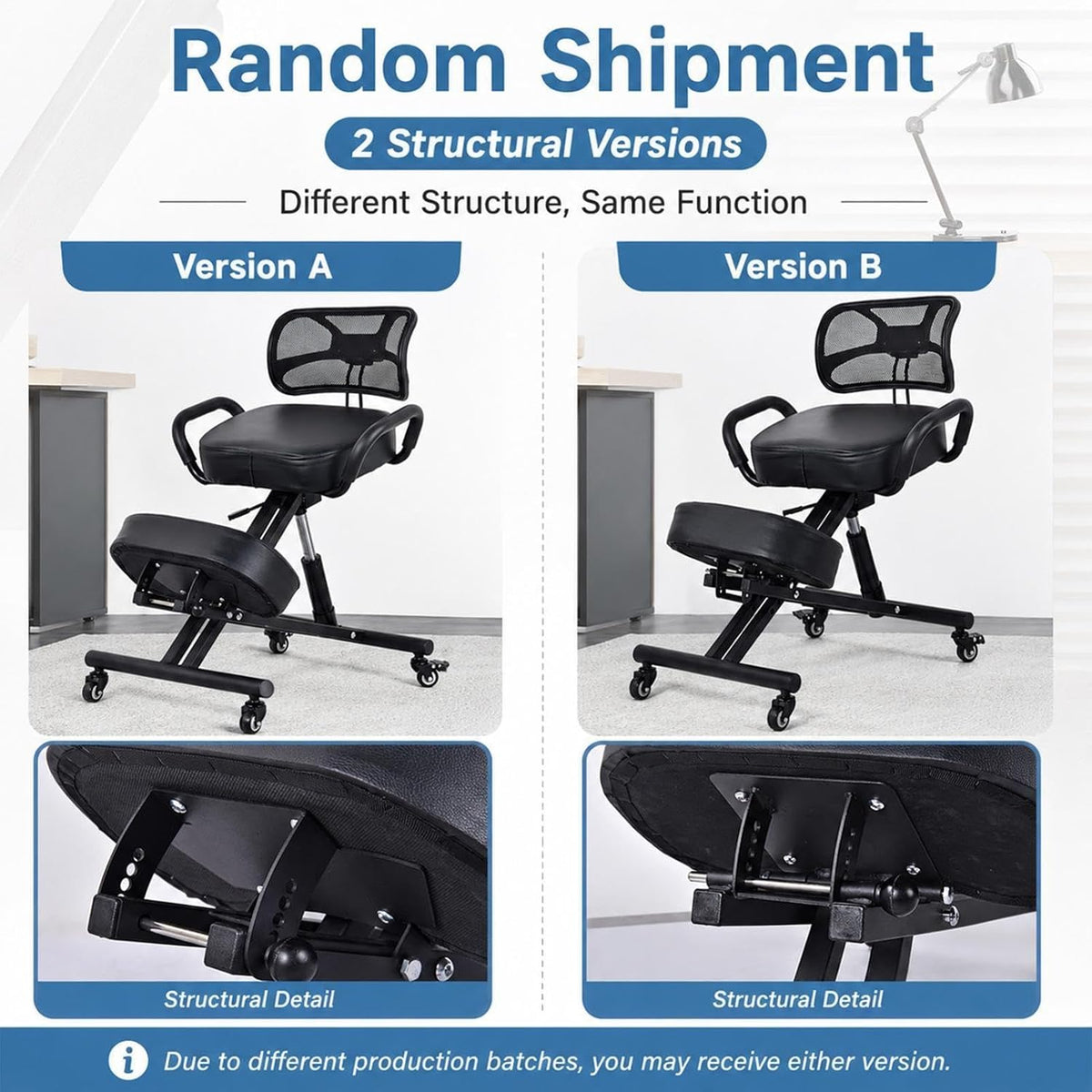 Ergonomic Kneeling Chair With Lumbar Support