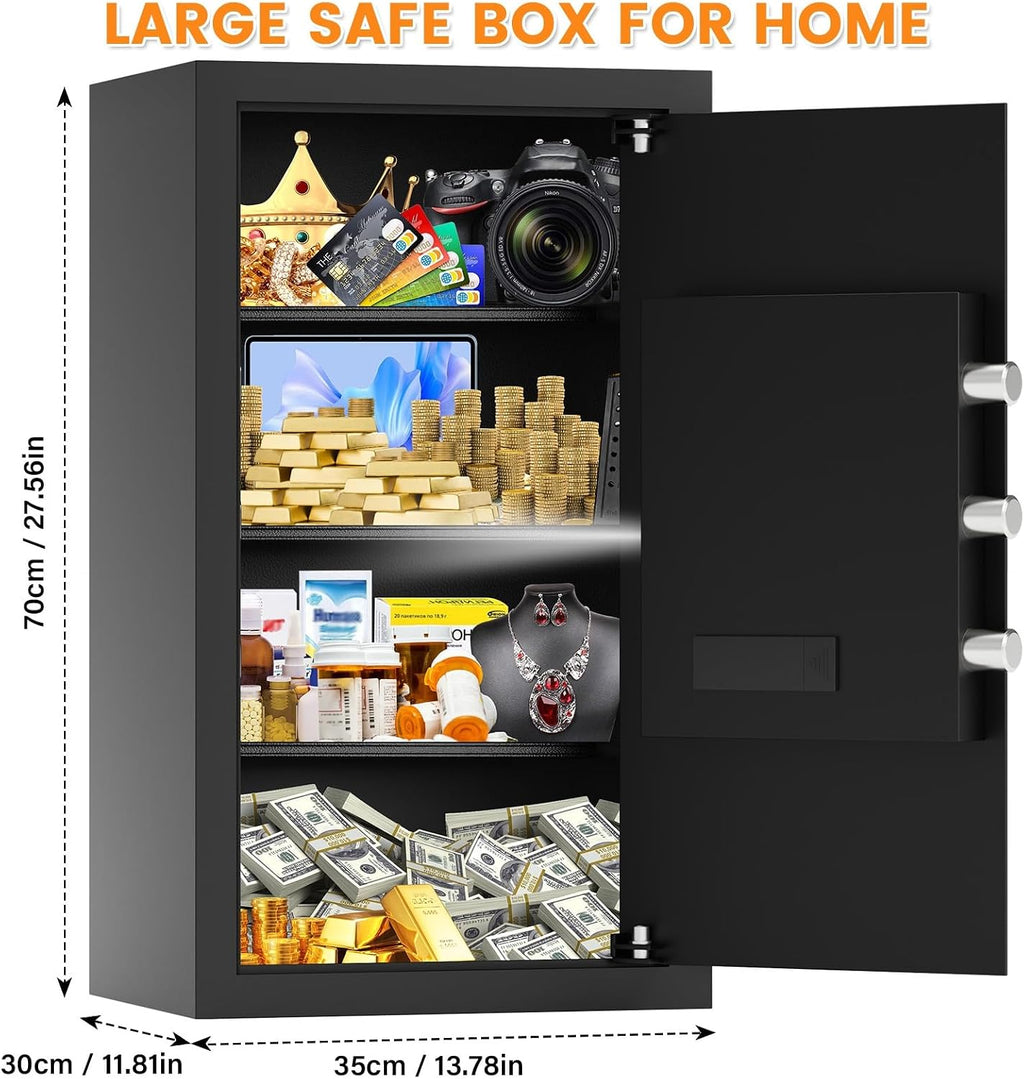 Large Heavy‑Duty Safe Box for Home Use
