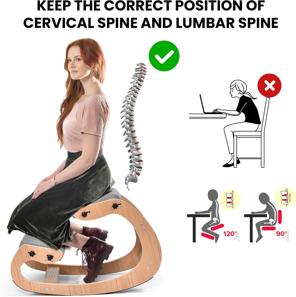 Ergonomic Kneeling Posture Chair for Office