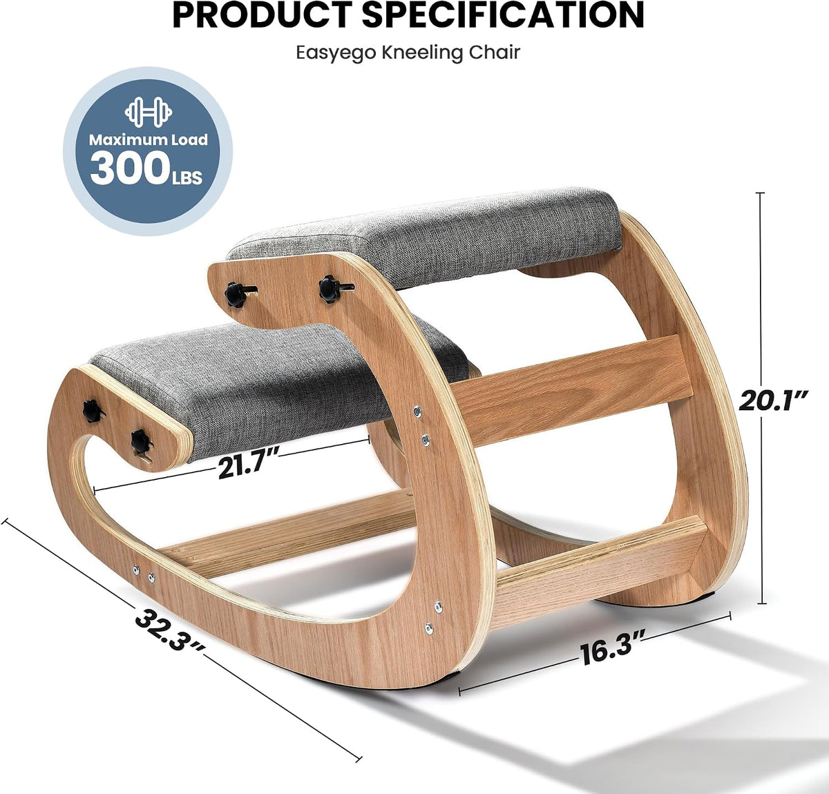 Ergonomic Kneeling Posture Chair for Office