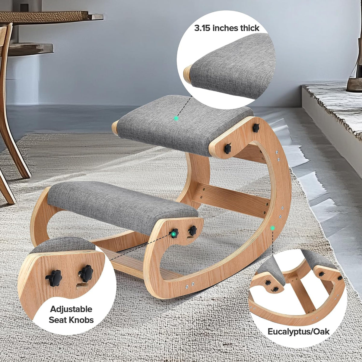 Ergonomic Kneeling Posture Chair for Office
