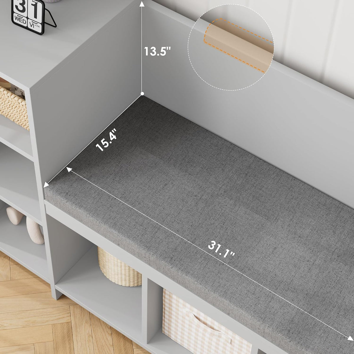 Kids Reading Nook Bookshelf Toy Storage Organizer Bench