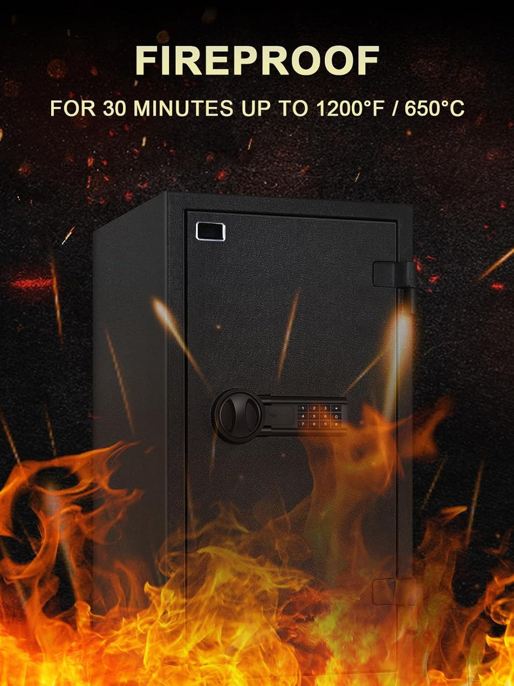 Fireproof Safe Box for Home Office Storage