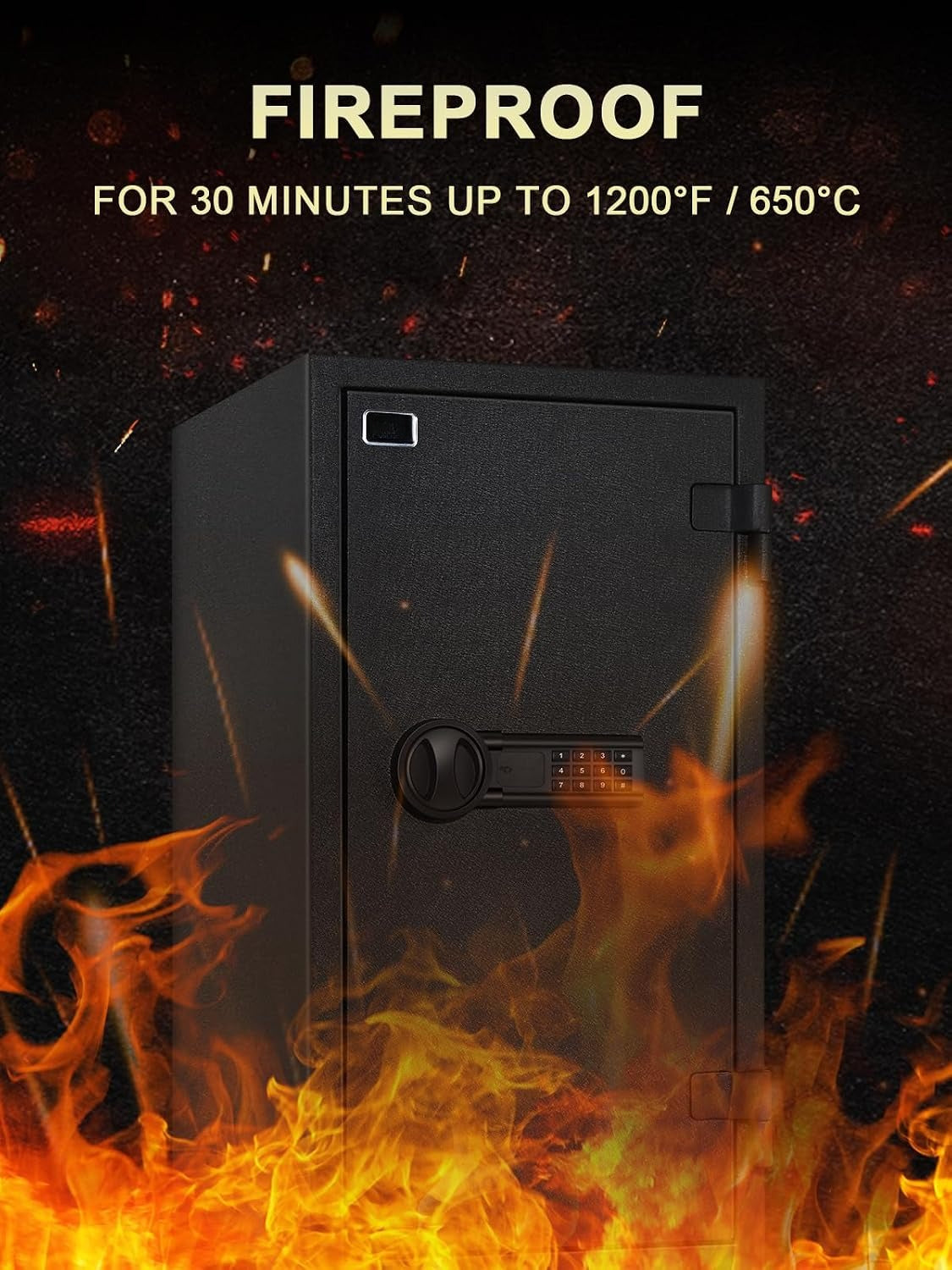 Fireproof Safe Box for Home Office Storage